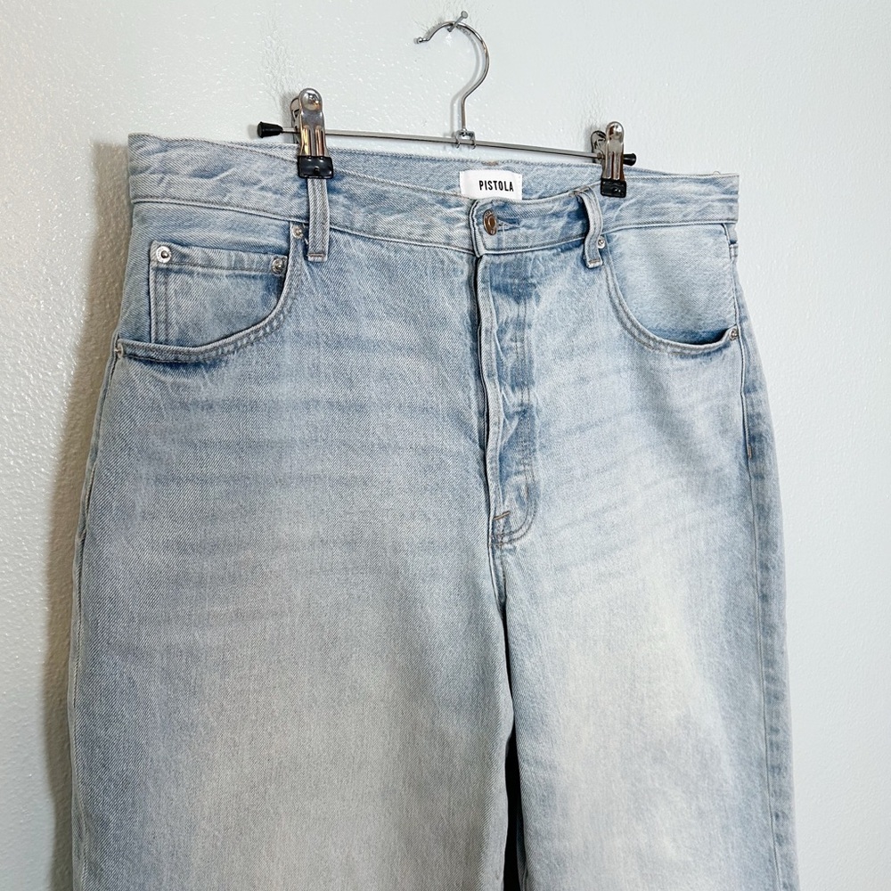 Pistola Ryder High Rise Cuffed Straight Leg Jean - Picture 4 of 10
